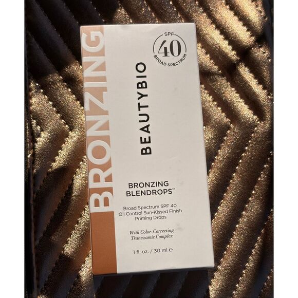 BeautyBio - NWTIB -  Bronzing Blendrops Broad Spectrum SPF 40. 1 fl. oz. - Picture 2 of 13
